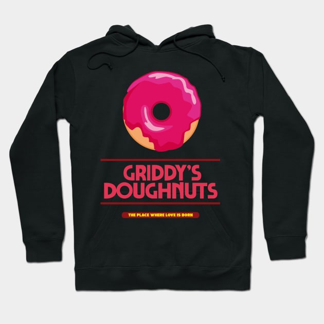 UMBRELLA ACADEMY: GRIDDYS DOUGHNUTS Hoodie by FunGangStore